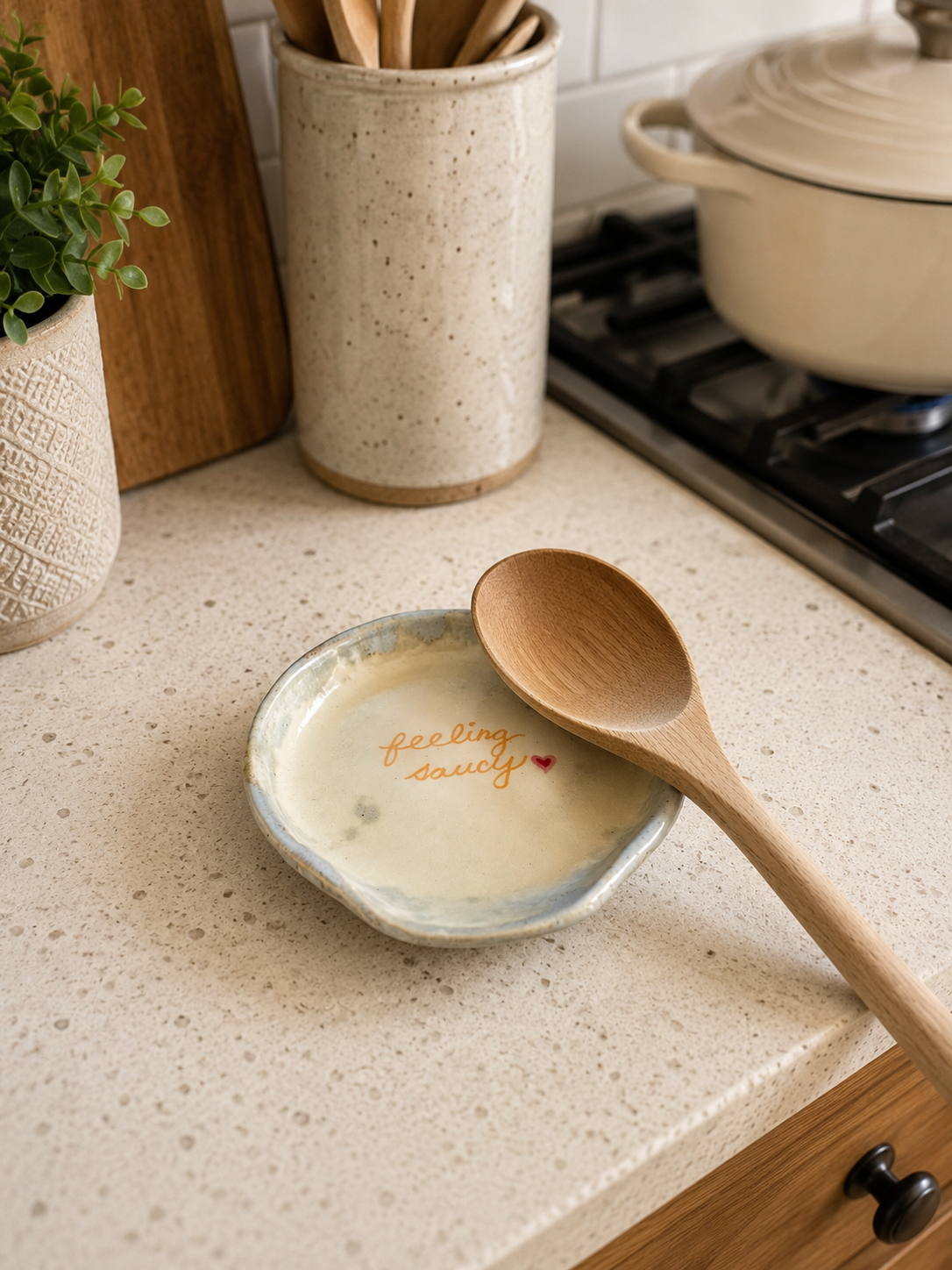 Feeling Saucy Spoon Rest